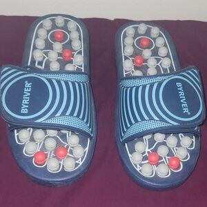 ByRiver Reflexology acupressure Sandals Mens Size 7-9, Ladies Size 9-11